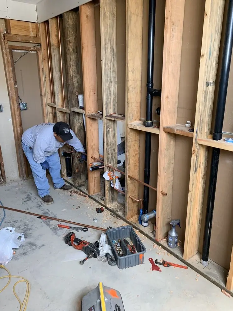 Commercial rough-in plumbing for Water Heater Replacement in Playa Vista